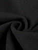 Womens Sexy Black Cap Sleeve V Neck Elegant Cocktail Party Knee Length Wrap Bodycon Bar Evening Dress