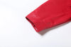 Crop Jacket Women PU Fall Wild Deep V-Neck Elegant Belt Buckle Zip Full Sleeve Streetwear Office Classic Coat