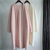 Imitation Mink Velvet Cardigan Sweater Women's Autumn Winter Korean Loose Elegant Knitted Jacket Female Tops