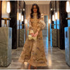 Retro Floral Print Women's Long Dress With Tassel Belt Stand Collar Long Sleeve Muslim Kaftan Dresses Spring Lady Robes