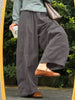 Japanese Style Baggy Machete Pants Women Retro Literary Streetwear Wide Leg Pants Female Spring Autumn Loose Casual Trousers