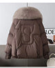 Winter Down Jacket Women Parkas High-Quality Warm Fur Collar Cotton Padded Coat Ladies Short Female Outerwear