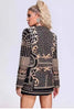 Beaded V-neck Blazers for Women Streetwear Suit Jacket Coat Outerwear Female Clothing