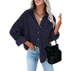 Winter Clothes Women Corduroy Long Sleeve Casual Shirt Button Women Coat Overshirt Loose Comfortable Coat Female