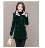 Shiny Down Cotton Coat Women Korean Winter Thick Warm Long Hooded Parkas Female Casual Windproof Jackets Ladies Outerwe