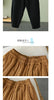 Winter Warm Clip Cotton Thickened Retro Down Cotton Pants for Women's Outwear Elastic Waist Loose Relaxed Pants