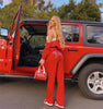 Winter Juicy Coutoure Tracksuit Women Velvet Diamond Long Sleeve Pants Hoodie Suits Piece Set Zipper Tracksuit Cro
