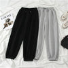 Gray women Sweatpants Autumn Baggy Oversize Sports Pants Black winter thick Joggers Streetwear Trousers