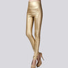 Autumn Women Velvet PU Leather Pants Elastic Stretch Faux Skinny Leather Pencil Pants Y2K Female Sexy Lady Trousers