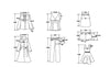 textured suit lapel long sleeved double row button pocket decoration Spring and Autumn women's versatile suit jacket