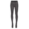 High Street Casual Women's High Waist Printed Bottom Pants Women Reflective Tight Elastic Outerwear Pants