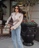 women's British wind trench coat style double-breasted long sleeve belt lapel jacket short coat