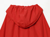 Women's Jacket Autumn Red Long-Sleeve Drawstring Decorative Festive Hoodie Zipper Cardigan Casual Versatile