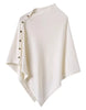 Large Shawl for Womens Spring and Autumn Versatile Diagonal Buckle Loose Cape Knitted Shawls