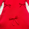 Chic Sexy Wrap Hips Knitted Mini Dress Y2K Aesthetic 3D Bows Bodycon Party Dress Streetwear Lady Dress