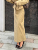 Elegant Solid Women's Blazer Skirts Suit Long Sleeve Lapel Lace-Up Coat Slim Skirt Lady Set Autumn Chic Female Outfits