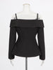 Solid Chic Designer Jackets For Women Slash Neck Long Sleeve Tunic Temperament Elegant Jackets Female Style