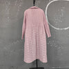 Pleated Lapel Collar Autumn Winter Thickened Pleated Women's Trench Coat Chic Loose Single Breasted Cotton Jacket