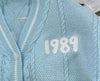1989 Cardigan TS Seagulls Cozy Chunky Knit Oversized Button Up Sweater Jacket Women Teenagers Taylor Version T.S