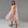 Chic Evening Dresses for Women Rhinestones One-Shoulder Trumpet Sweep Train Pleat Satin Vestido De Noche Customized