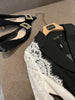 High Street Designer Jacket Women's Stylish Color Block Lace Patchwork Blazer
