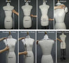 Chic Evening Dresses for Women Rhinestones One-Shoulder Trumpet Sweep Train Pleat Satin Vestido De Noche Customized