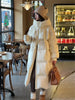 пуховик женский зимний Warm Winter Women Coat Long Jacket Korea Oversized Loose Hooded Coats Female Casual Long Overcoat 다운패딩
