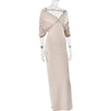 Women Off-shoulder Ruched Sexy Maxi Dress Elegant Deep V Neck Draped Sleeve Bodycon Club Party Long Dresses Female