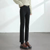 Women's Winter Fleece Warm Jeans Retro Elastic Thickened Comfortable Straight Korean Casual Female Velvet Denim Pants