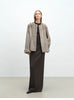 Autumn Winter Short Elegant Thick Warm Soft Brown Faux Mink Fur Coat Women Long Sleeve Modern Chic Fluffy Jacket