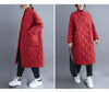 Winter Women Long Jacket Femmes Quilted Warm Lightweight Down Cotton Coat Loose Oversize Parkas Padded Female Outerwear