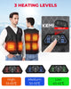 Kemimoto Heated Vest Women 6 Heating Areas Winter Warm USB Electric Heating Lady's Jacket Adjustable for Outdoor Ski Cycling