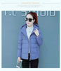 Winter Women's Cold Coat Parkas Hooded Padded Jacket Cropped Jacket Plus Size Long Sleeve Top Korean