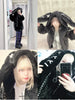 Winter Sweet Cute Kawaii Soft Thick Warm White Faux Fur Coat Women with Bunny Ears Cute Fluffy Jacket Hoodie