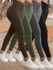 Women Fitness Lenggings With Side Pockets Female Full Length Leggings Running Pants Comfortable High Waist Yoga Pants