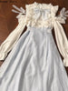 Japanese Sweet Lolita Women Dresses Kawaii Slim Fit Bow Lace Y2k Evening Dress Chic Korean Vintage Party Harajuku Outfit
