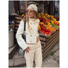 White Full Sleeves Cropped Blazer Women Chic Turn Down Collar Double Breasted Short Jackets Lady Daily Street Outwear