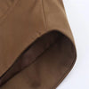 Women's Hooded Short Trench Coat in Olive Green, Brown, and Black, Double-Breasted with Pocket Details, Casual Jacket