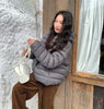 Fall Lightweight Hooded Puffer Jacket Russian Winter Women Zip Up Solid Warm Cotton Padded Outerwear Quilted Coat Куртка