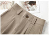 Spring Autumn Korean Spring Temperament Pants Women Wide-leg suit Pants Female Trouser Ladies