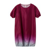 European and American Product, Oversized Women's Clothing, Casual Gradient Dress