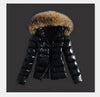 Winter Jackets Women Basic Coats Faux PU Leather Winter Jackets Women Artificial Fur Collar Coat Female Outerwear