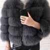 Woman Real Fox Fur Shawl Vest Jacket Fluffy Fur Cape Natural Fur Poncho Fur Lady Scarf Wrap Coat Shawl Wedding Party Clothing