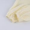 Elegant Apricot Loose Pleated Bloomers Women Casual Elastic Waist Trousers Female Spring Sheer Long Pants