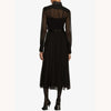 Customized Sexy Elegant Chiffon Midi Shirt Dress A-Line Evening Dresses Formal Prom Party Gowns for Women