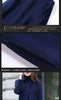 Women Woolen Blend Trench Coats Cold Winter Thicken Turn Down Collar Long Sleeve Overcoats Outwear SMSM-LLG5641