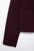 Women Soft Tweed Bomber Jacket O-Neck Long Sleeve Pockets Buttons Loose Woolen Coat Female Streetwear