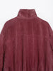 Women Dusty Pink Faux Suede Cropped Jacket Chic Full Zip Stand Collar Elastic Hem Short Coat Autumn Casual Street Outwear