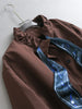 Safari Style Flowing Stand Collar Scarf Ribbons Long Sleeves Top Autumn Korean Style Solid Color Women's Coats