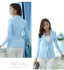 Women Blazer Office Ladies Elegant Outwear Long Sleeve Work Wear Classy Female Pink Suit African Autumn
